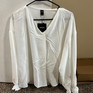 SHEIN, White, shirt